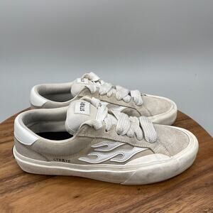 Straye H-One Shoes Mens Size 10.5 White Beige Casual Skate Comfort Sneakers